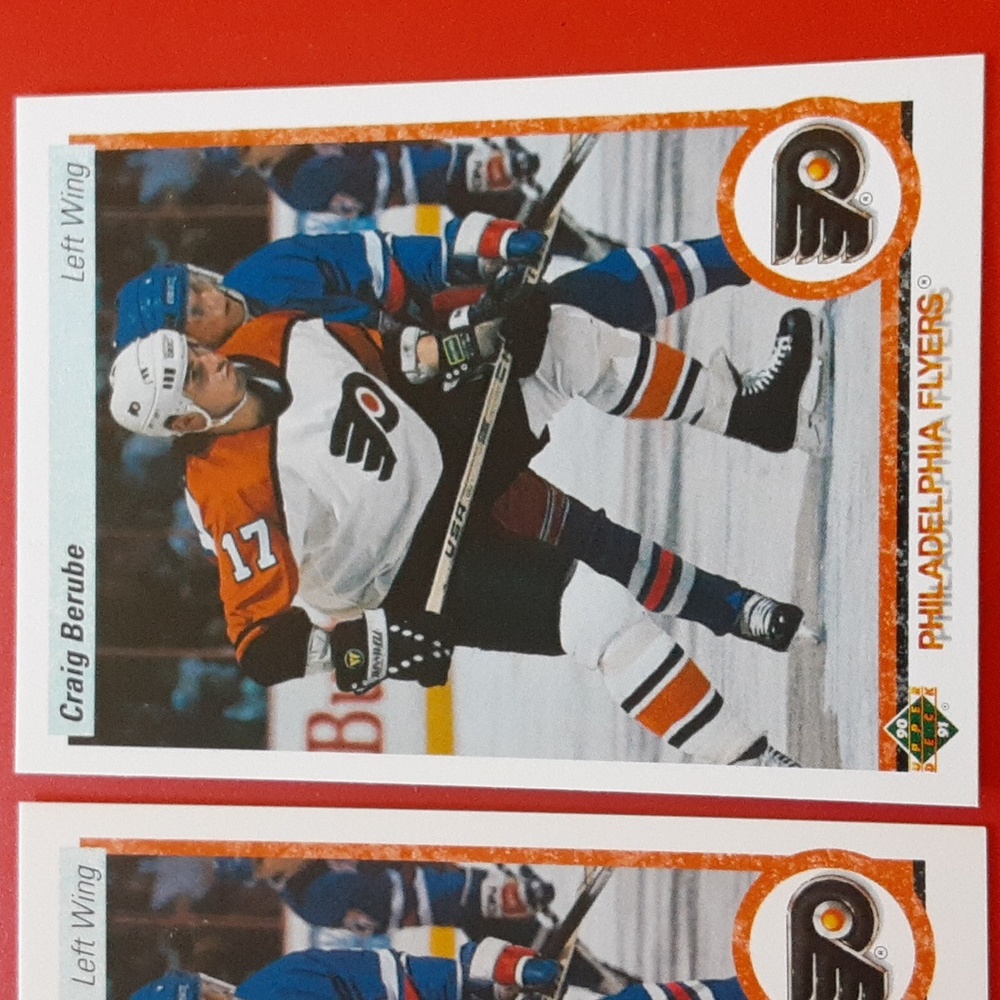 Berube Philadelphia Flyers NHL Hockey Rookie Cards